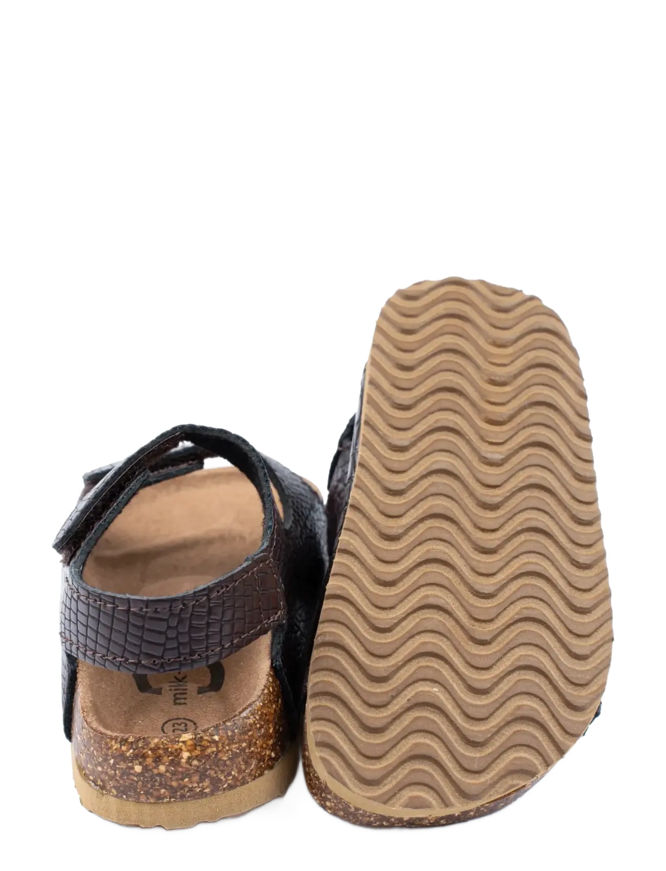 mikk-line - Sandal Texture Cork - sommarfynd - cognac - 2