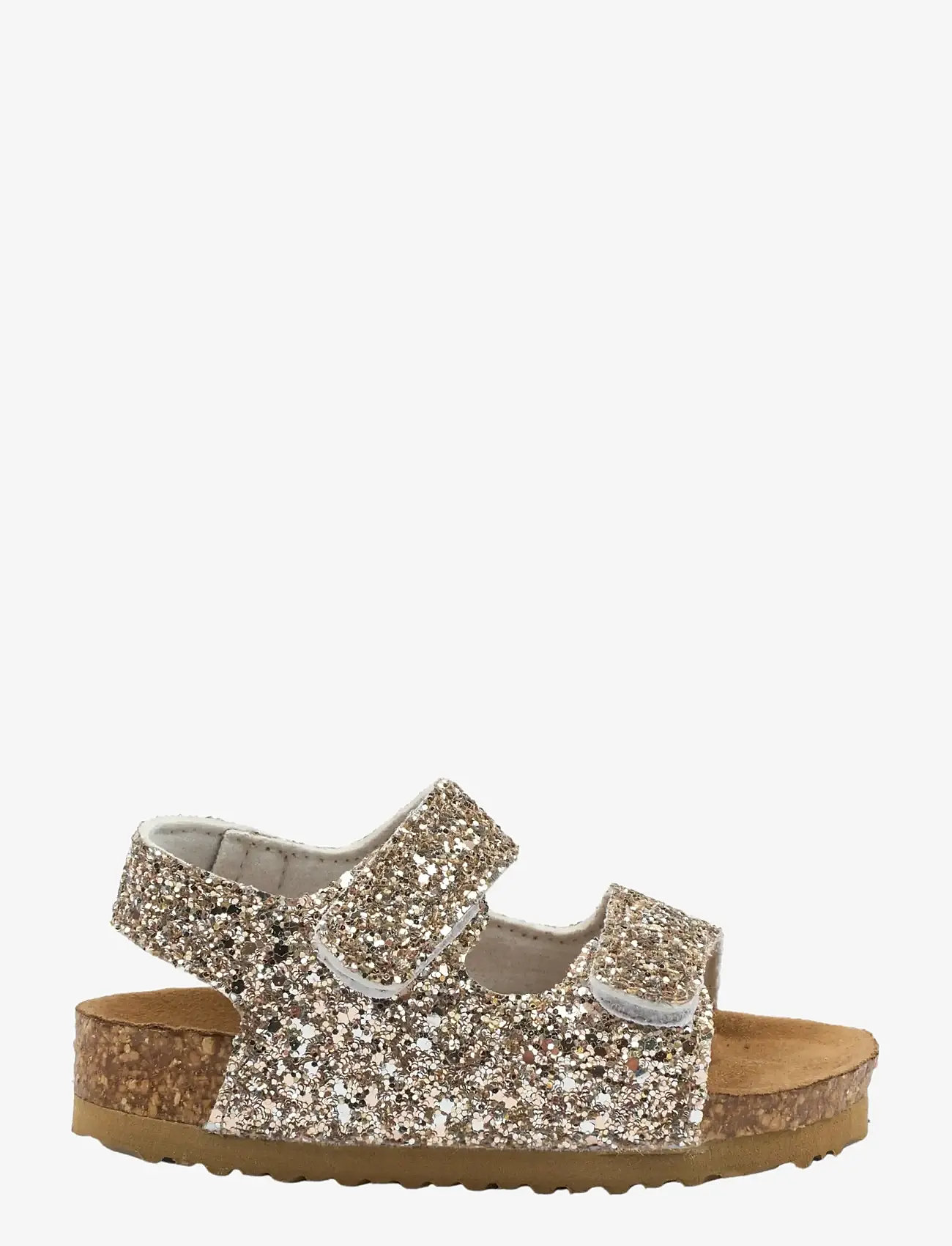mikk-line - Sandal Glitter Cork - gode sommertilbud - champagne glitter - 2