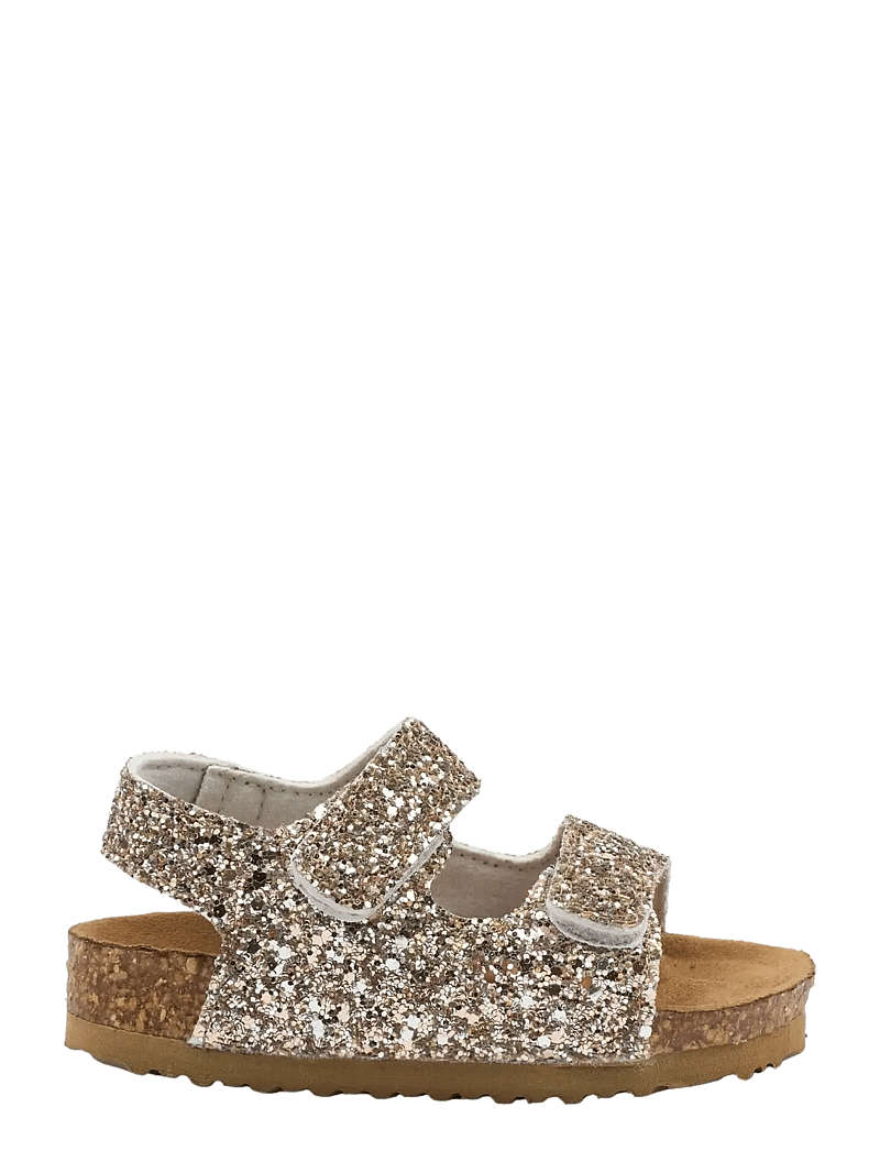 mikk-line - Sandal Glitter Cork - champagne glitter - 2