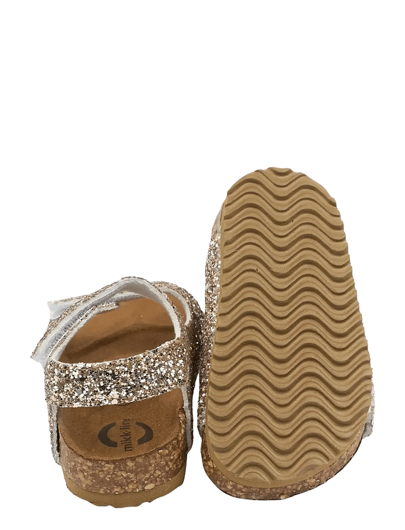 mikk-line - Sandal Glitter Cork - champagne glitter - 3