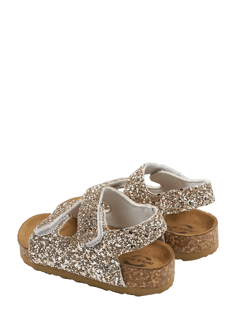 mikk-line - Sandal Glitter Cork - champagne glitter - 4