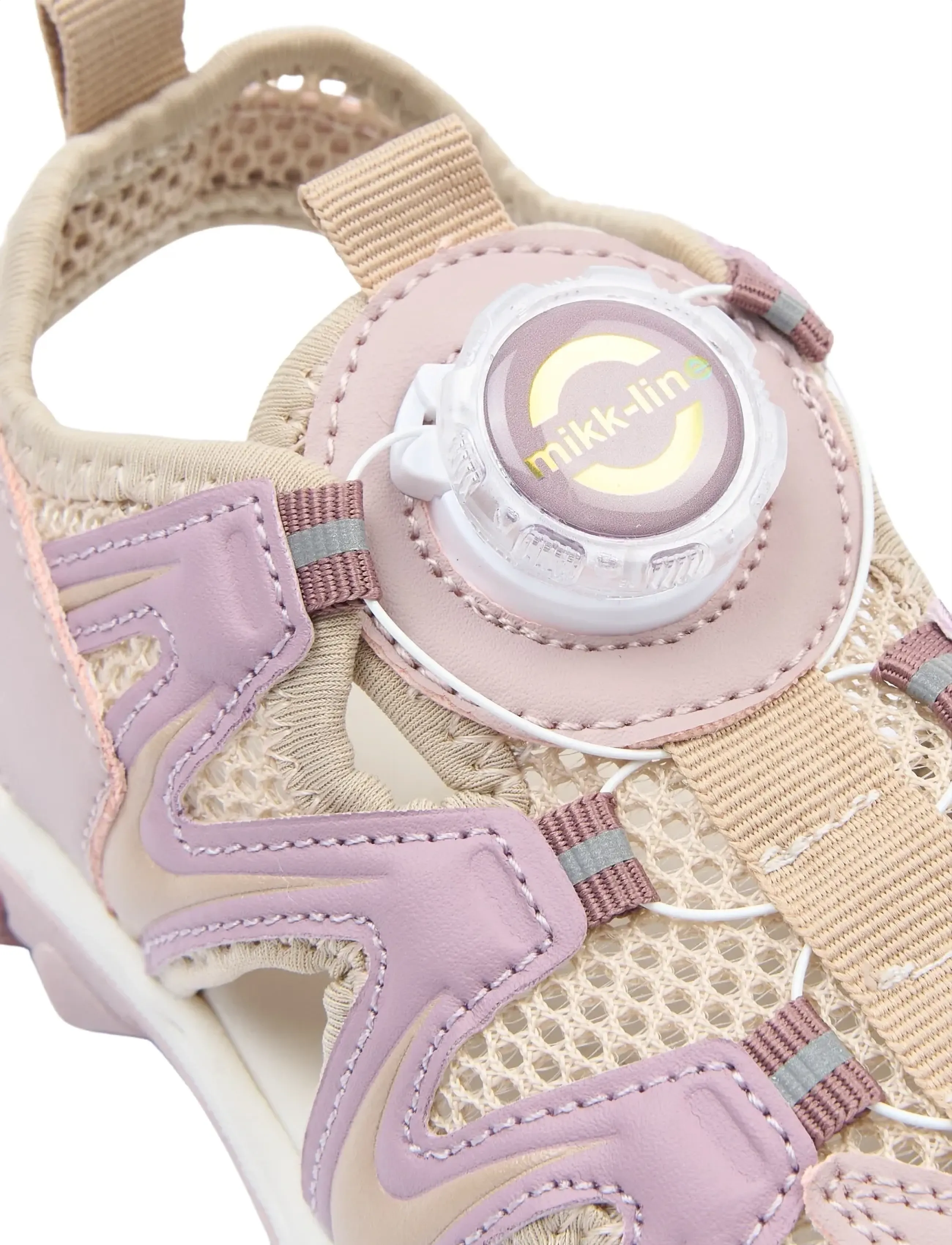 mikk-line - Sandal w Mesh - gode sommertilbud - mauve shadows - 5