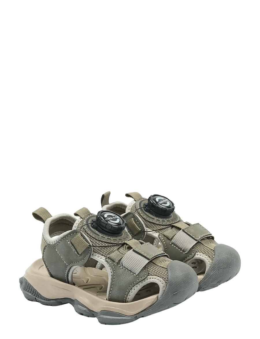 mikk-line - Hiking Sandal w Spin - sandalen - dusty olive - 1