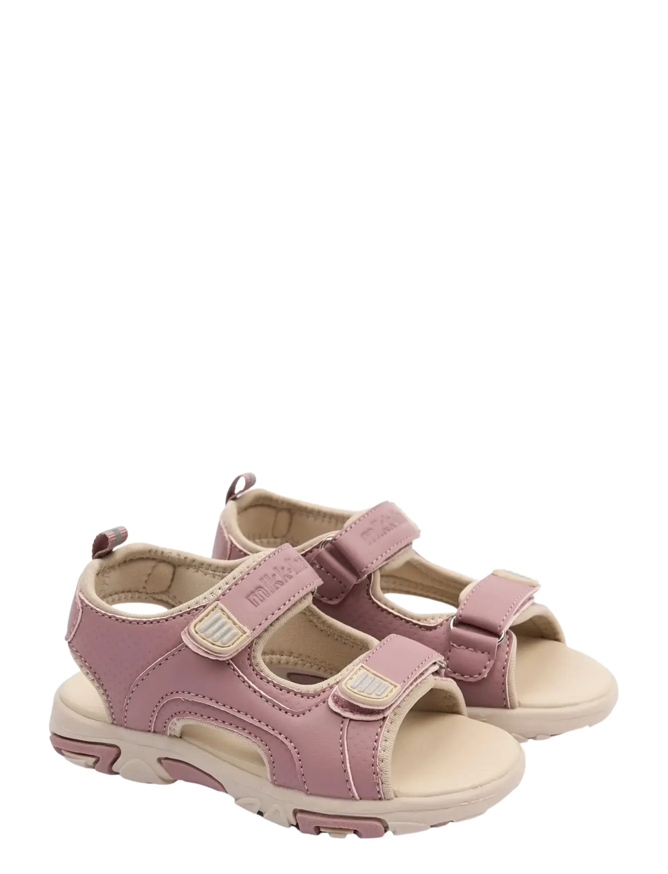 mikk-line Sandal w Velcro - Teismelised 35-44 - BURLWOOD / pink/rose