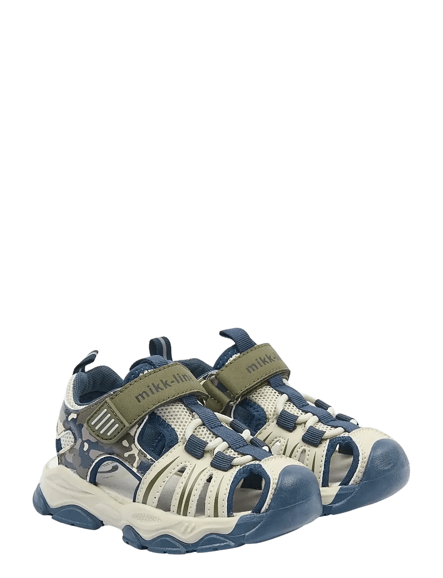 mikk-line - Sandal Mesh w Velcro - sandaalid - blue nights - 0