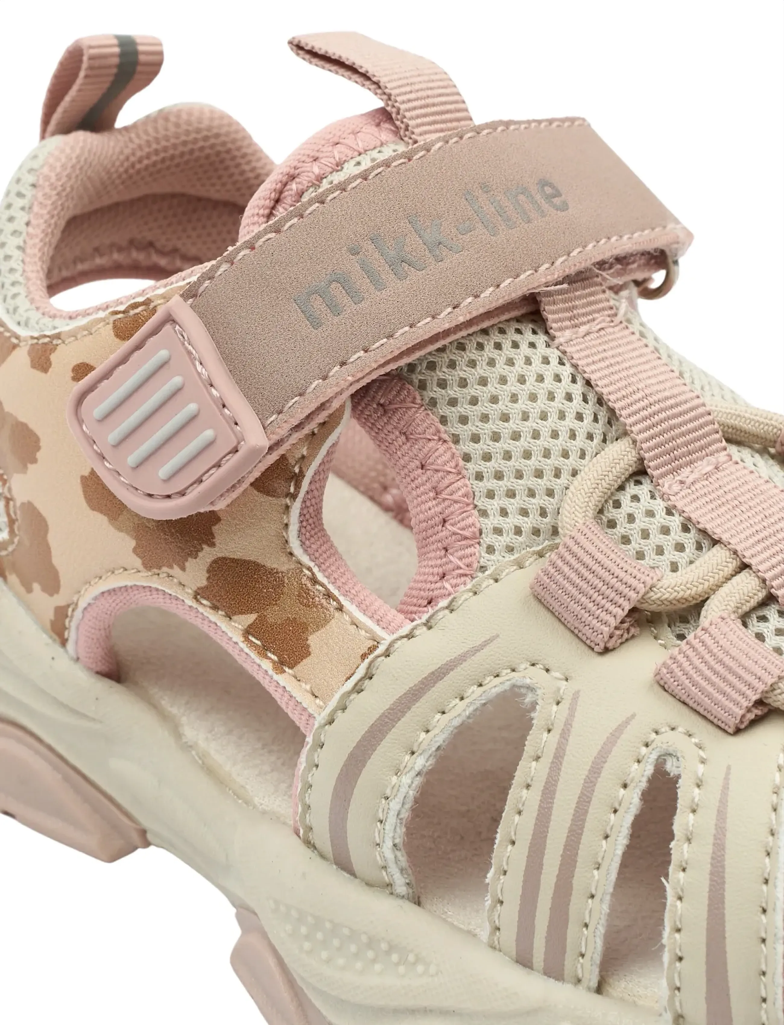 mikk-line - Sandal Mesh w Velcro - sommerschnäppchen - cinder - 4