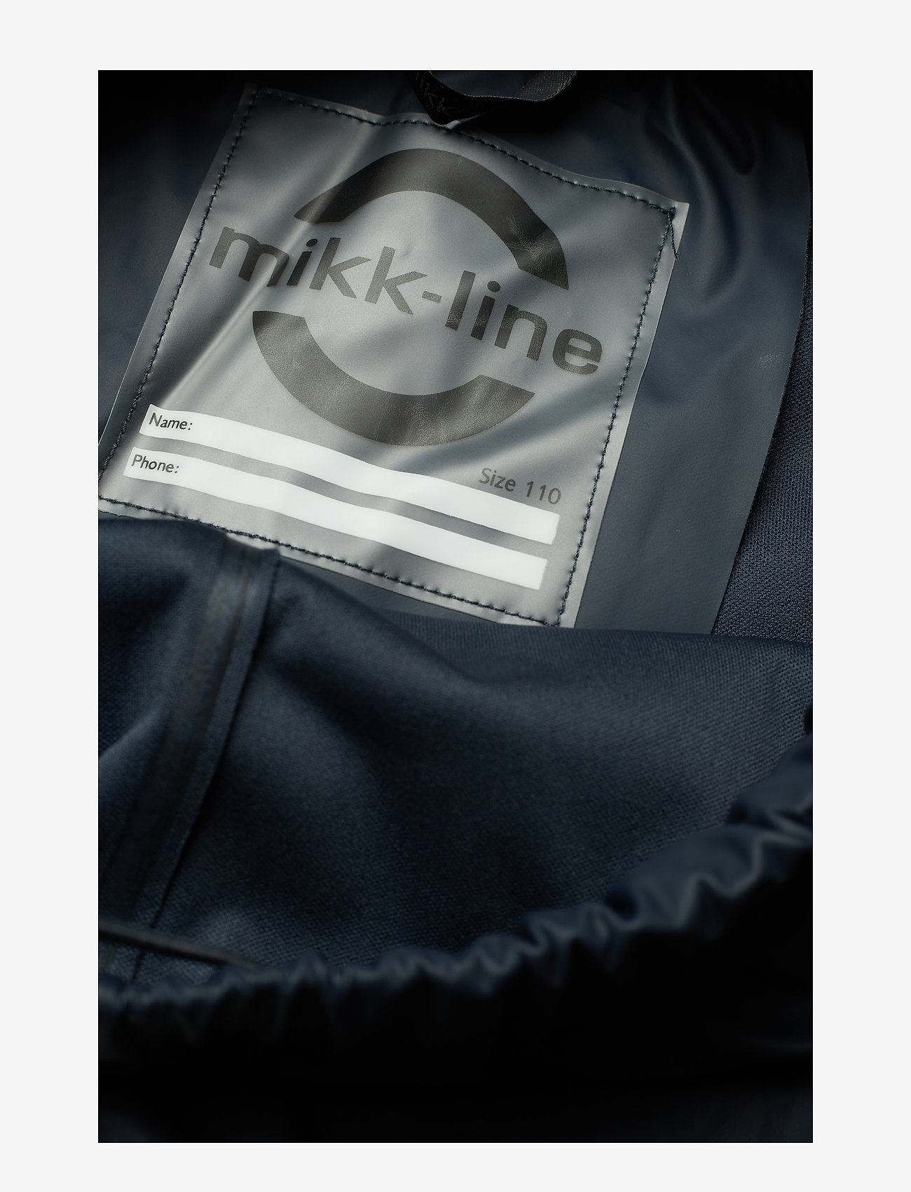 Mikk-Line - PU RAIN pants susp/98 - blue nights - 3