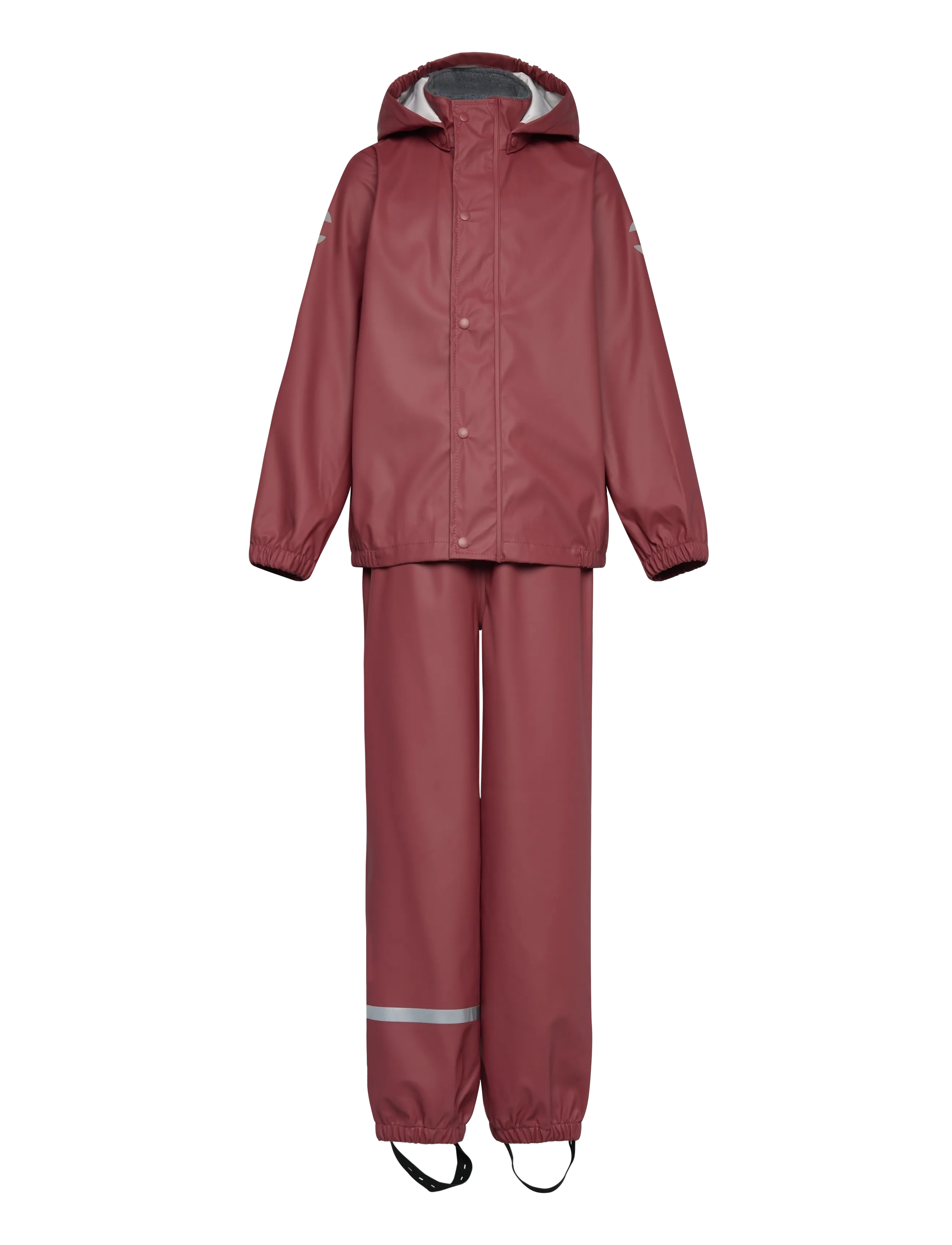MIKK-LINE Pu Regen No Susp., Grs Burgundy - 128 - Kinder