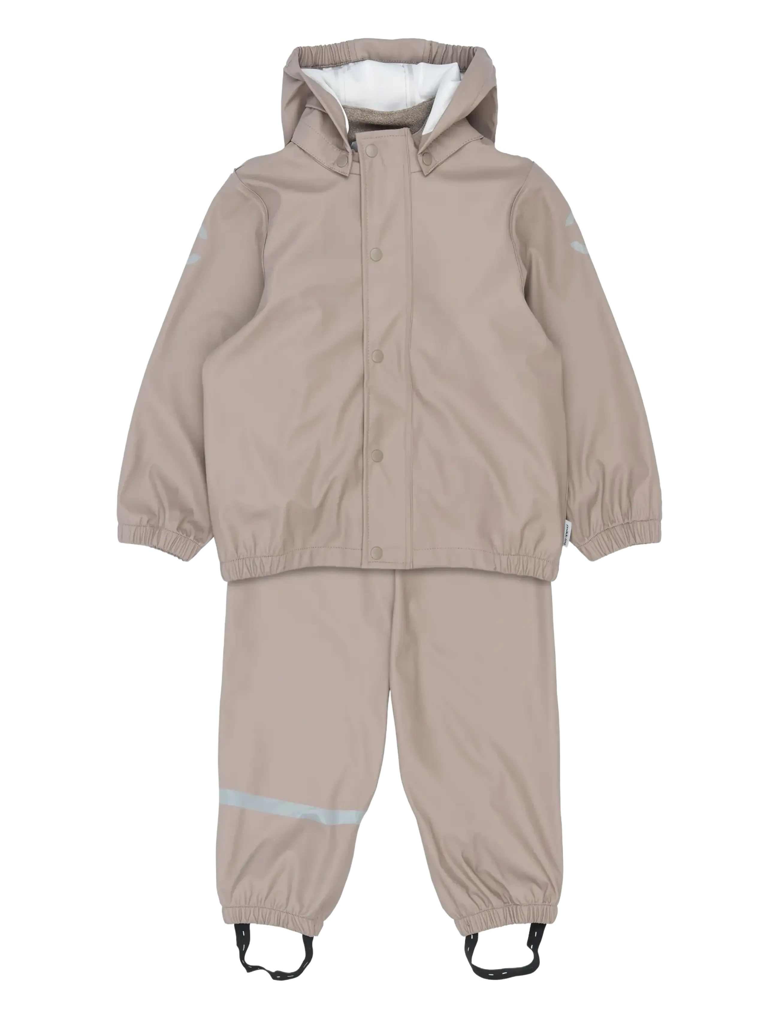 MIKK-LINE Pu Regen No Susp., Grs Beige - 134 - Kinder