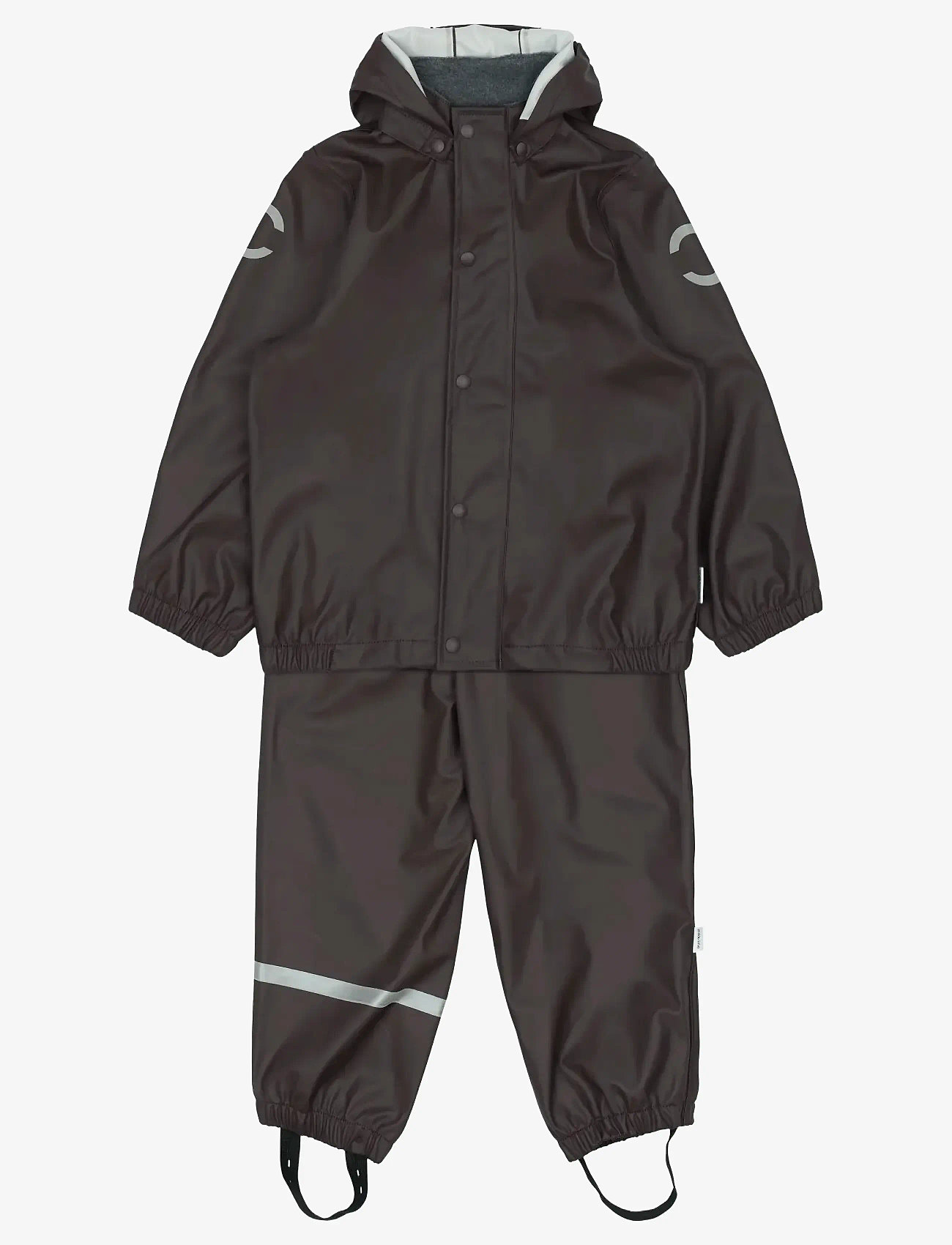 mikk-line - PU Rain no Susp. - regnsæt - raisin - 0