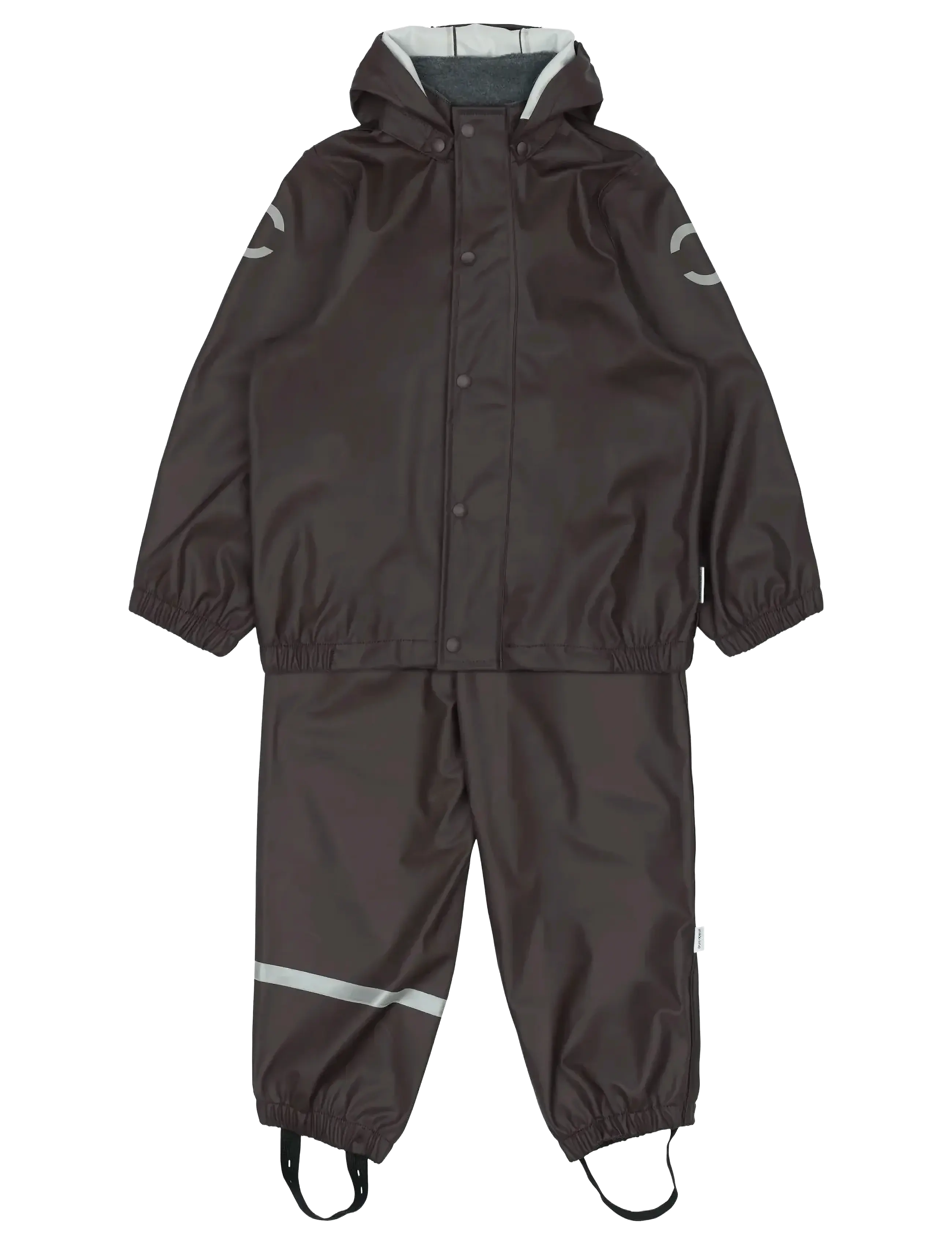 mikk-line PU Rain no Susp., GRS - Regnsæt - RAISIN / brown