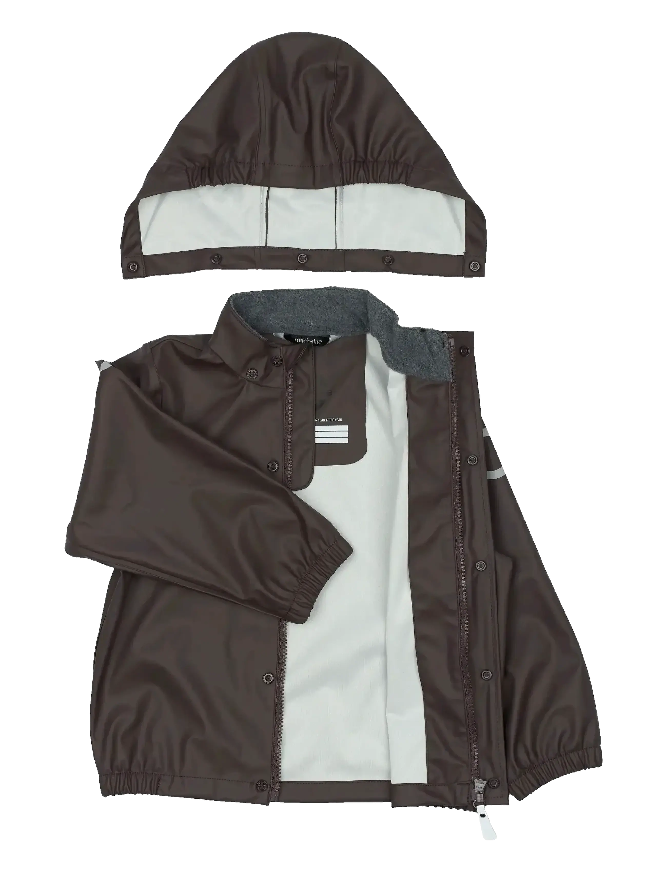 mikk-line - PU Rain no Susp., GRS - regnsæt - raisin - 3