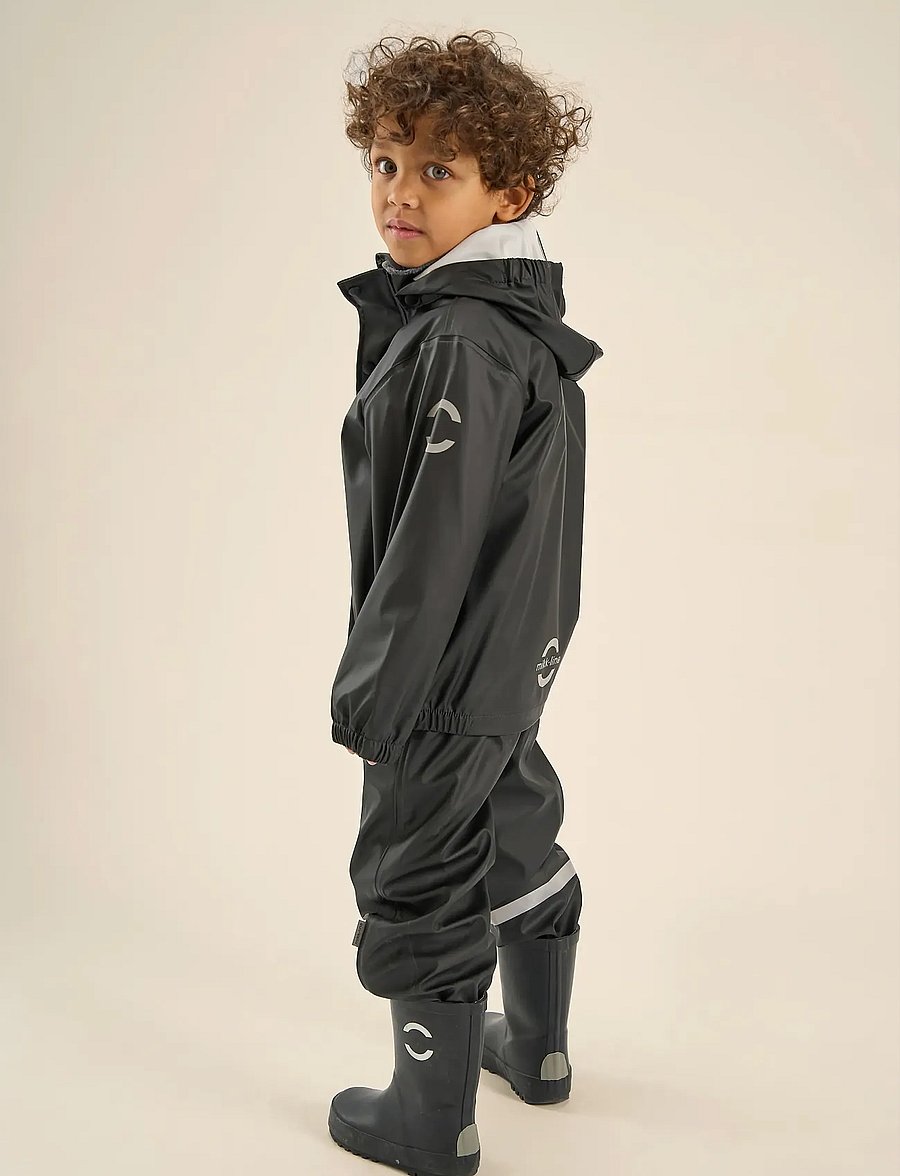 mikk-line - PU Rain no Susp., GRS - regensets - black - 0