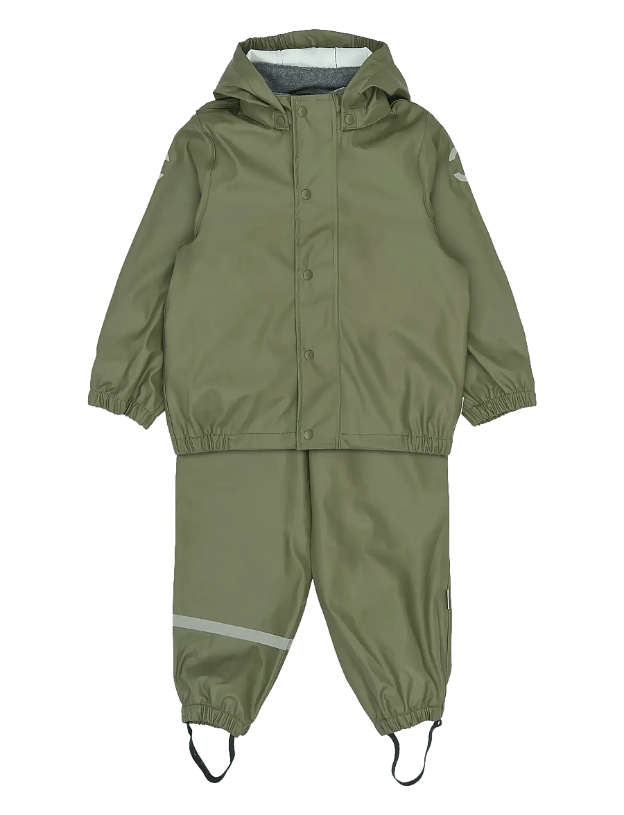 mikk-line - PU Rain no Susp., GRS - regensets - dusty olive - 1