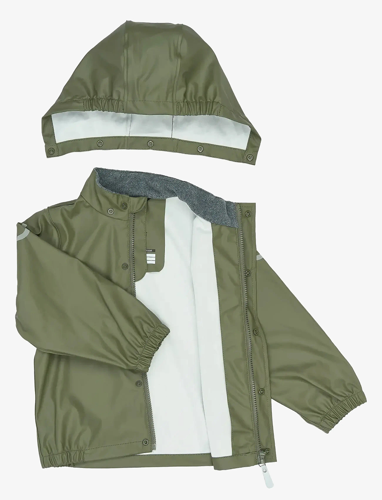 mikk-line - PU Rain no Susp. - regnsæt - dusty olive - 4