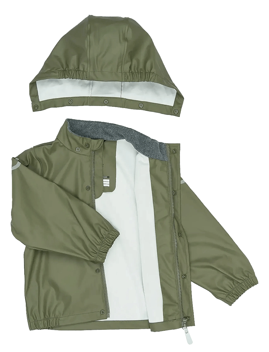 mikk-line - PU Rain no Susp., GRS - regensets - dusty olive - 4