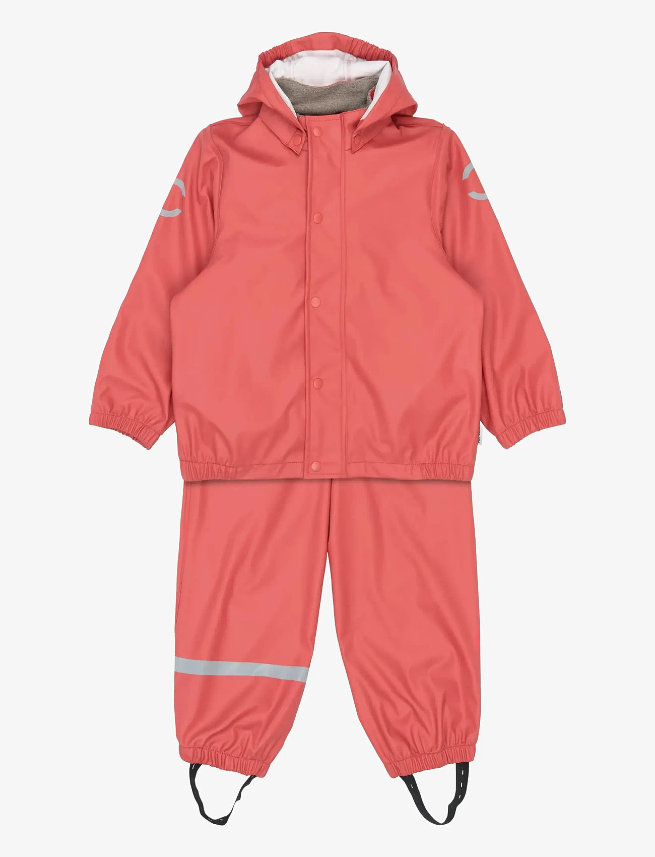 mikk-line - PU Rain w. Susp., GRS - regnsæt - cranberry - 0