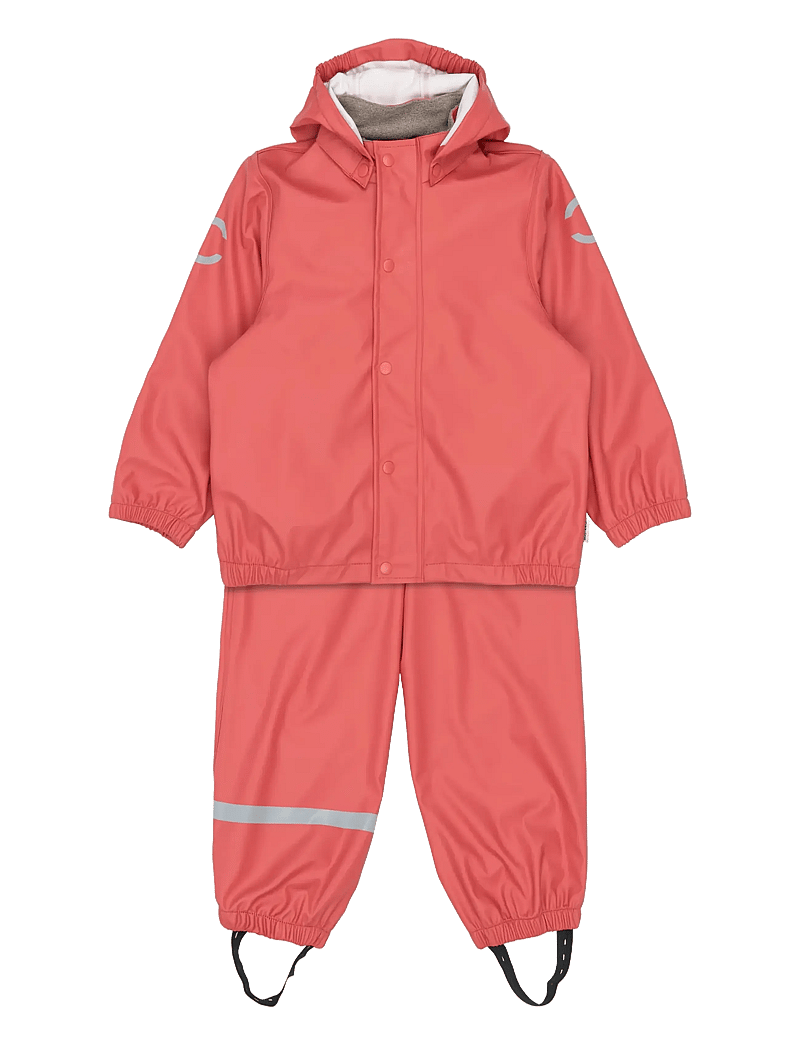 mikk-line - PU Rain w. Susp., GRS - regnsæt - cranberry - 0