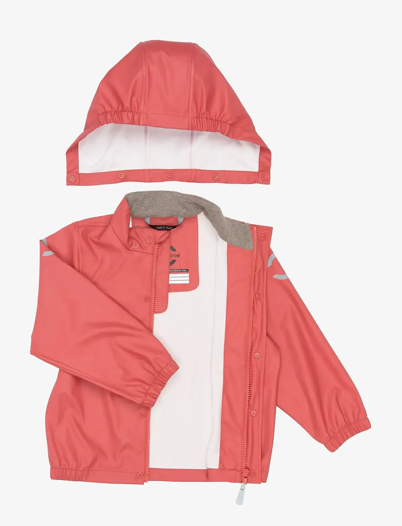 mikk-line - PU Rain w. Susp., GRS - regnsæt - cranberry - 3