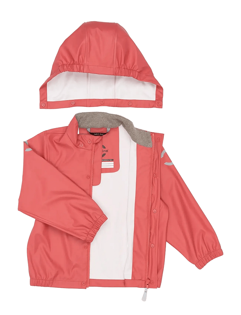 mikk-line - PU Rain w. Susp., GRS - regnsæt - cranberry - 3