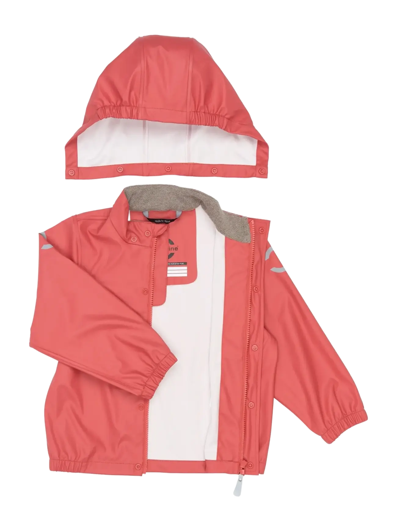 mikk-line - PU Rain w. Susp., GRS - regnställ - cranberry - 3