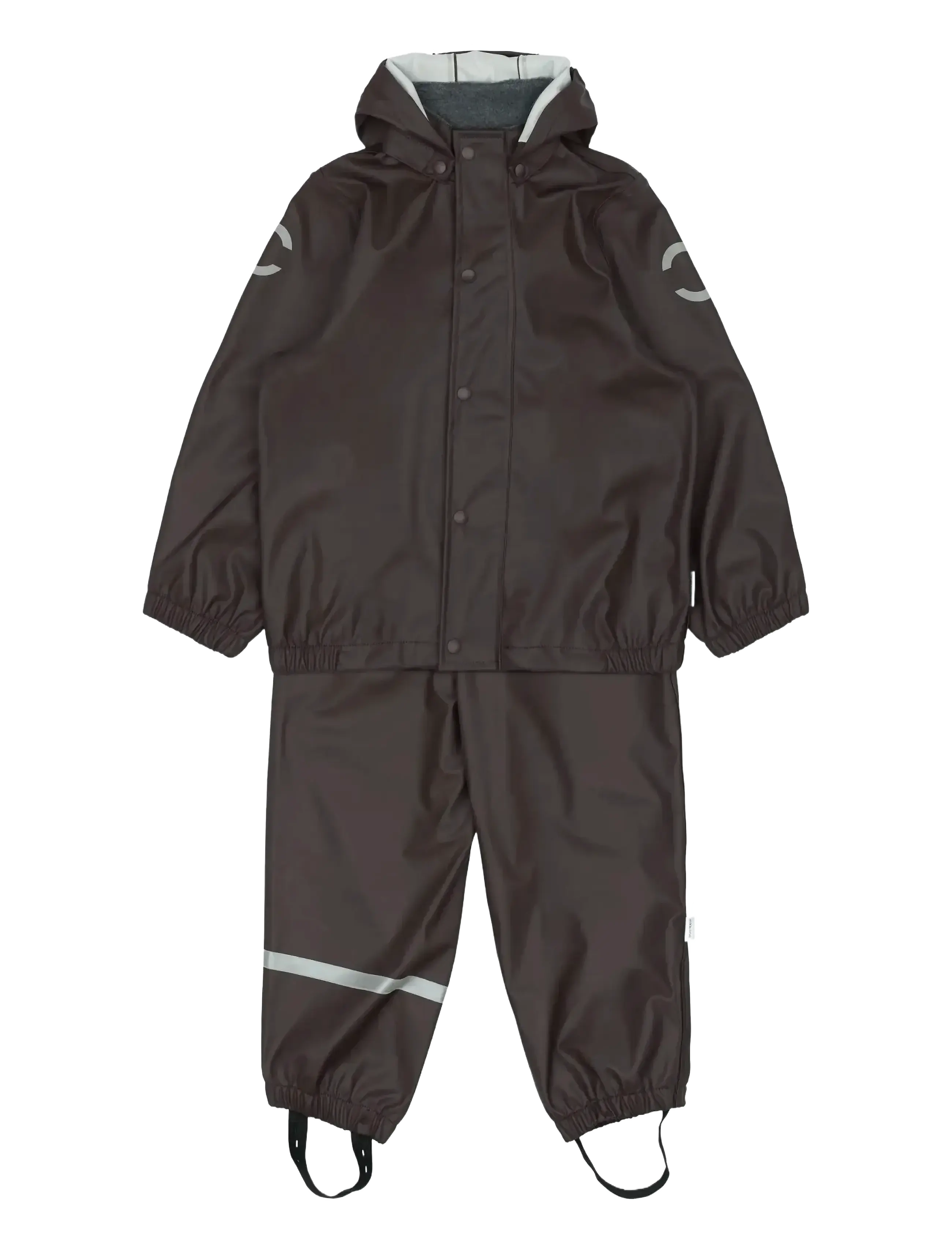 mikk-line PU Rain w. Susp., GRS - Regntøj - RAISIN / black
