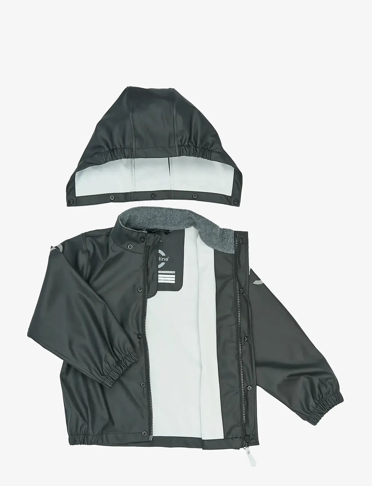 mikk-line - PU Rain w. Susp. - regnsæt - black - 4