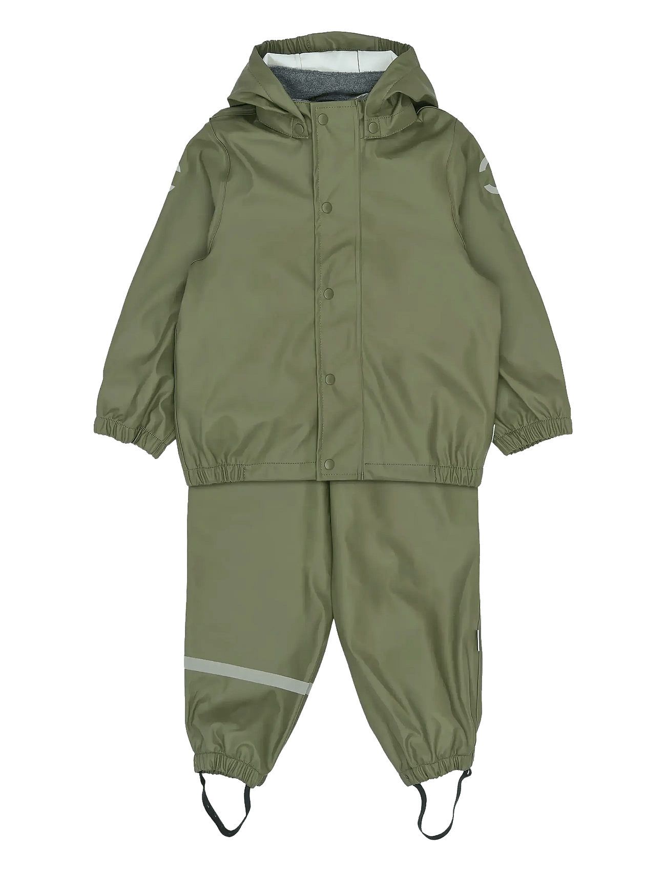 Regntøj Jakke Og Bukser Dusty Olive str. 98 cm