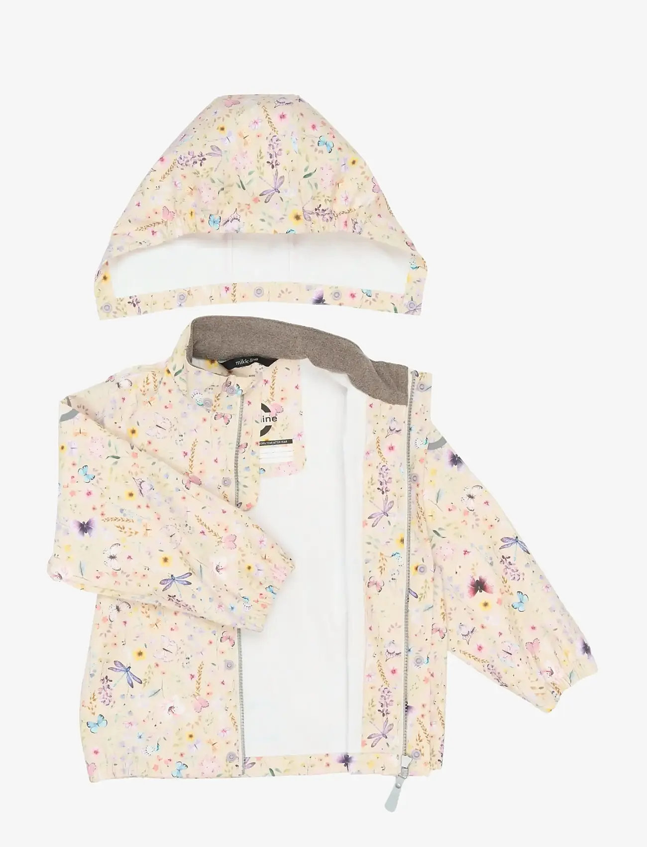 mikk-line - PU Rain Set AOP w. Susp/104 - regensets - butterfly aop - 3