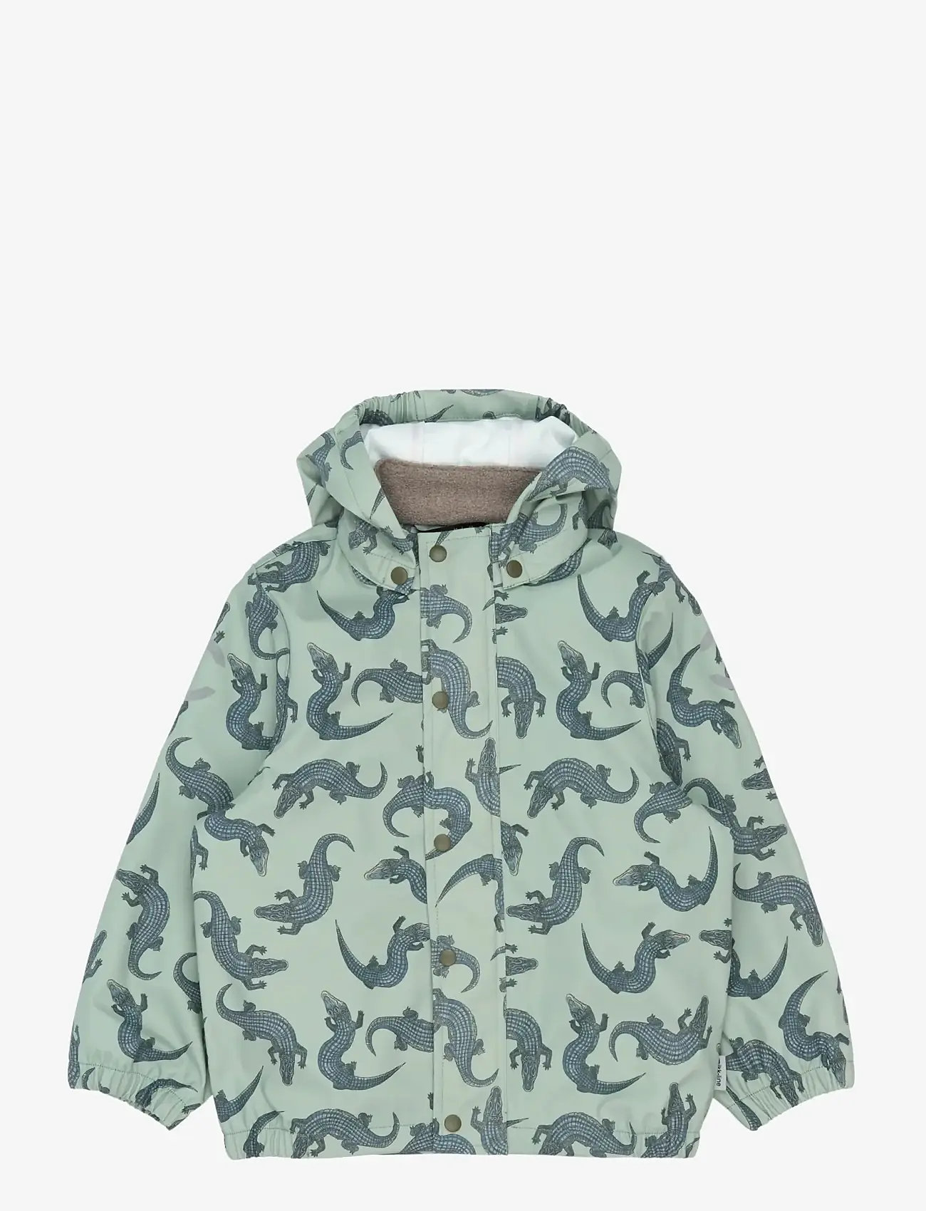 mikk-line - PU Rain Set AOP w. Susp/104 - rain sets - croco aop - 2