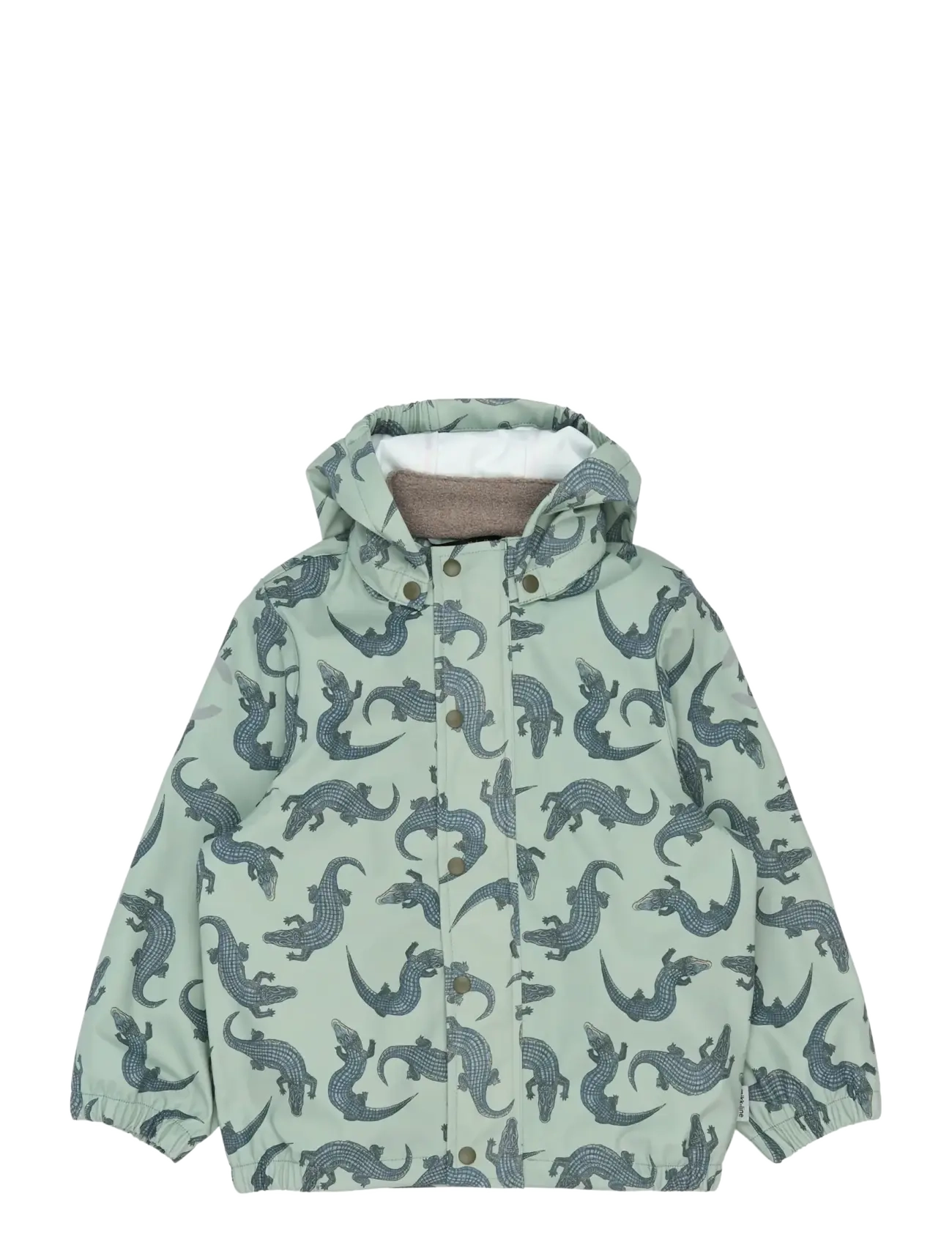 mikk-line - PU Rain Set AOP w. Susp/104 - regensets - croco aop - 2