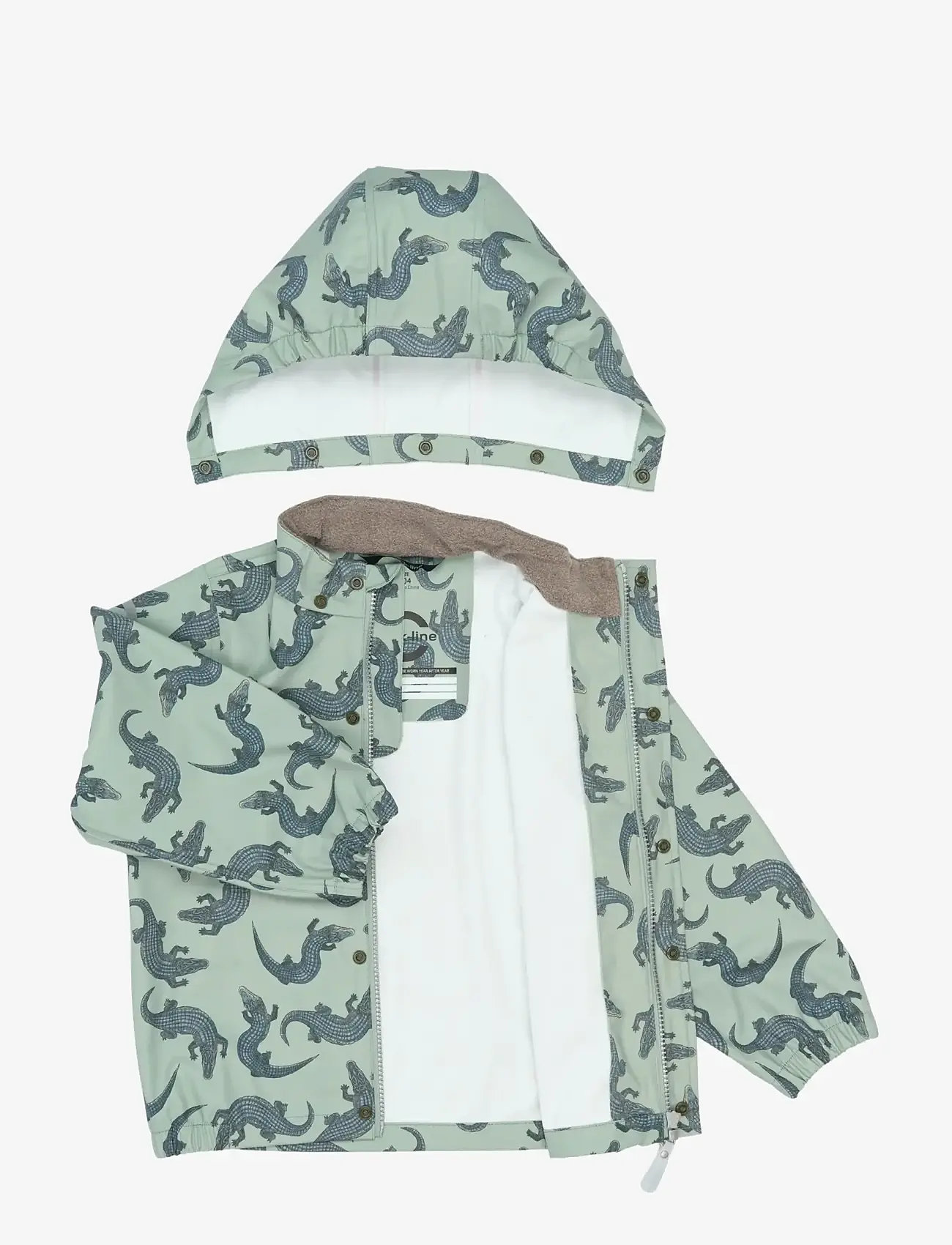mikk-line - PU Rain Set AOP w. Susp/104 - rain sets - croco aop - 4