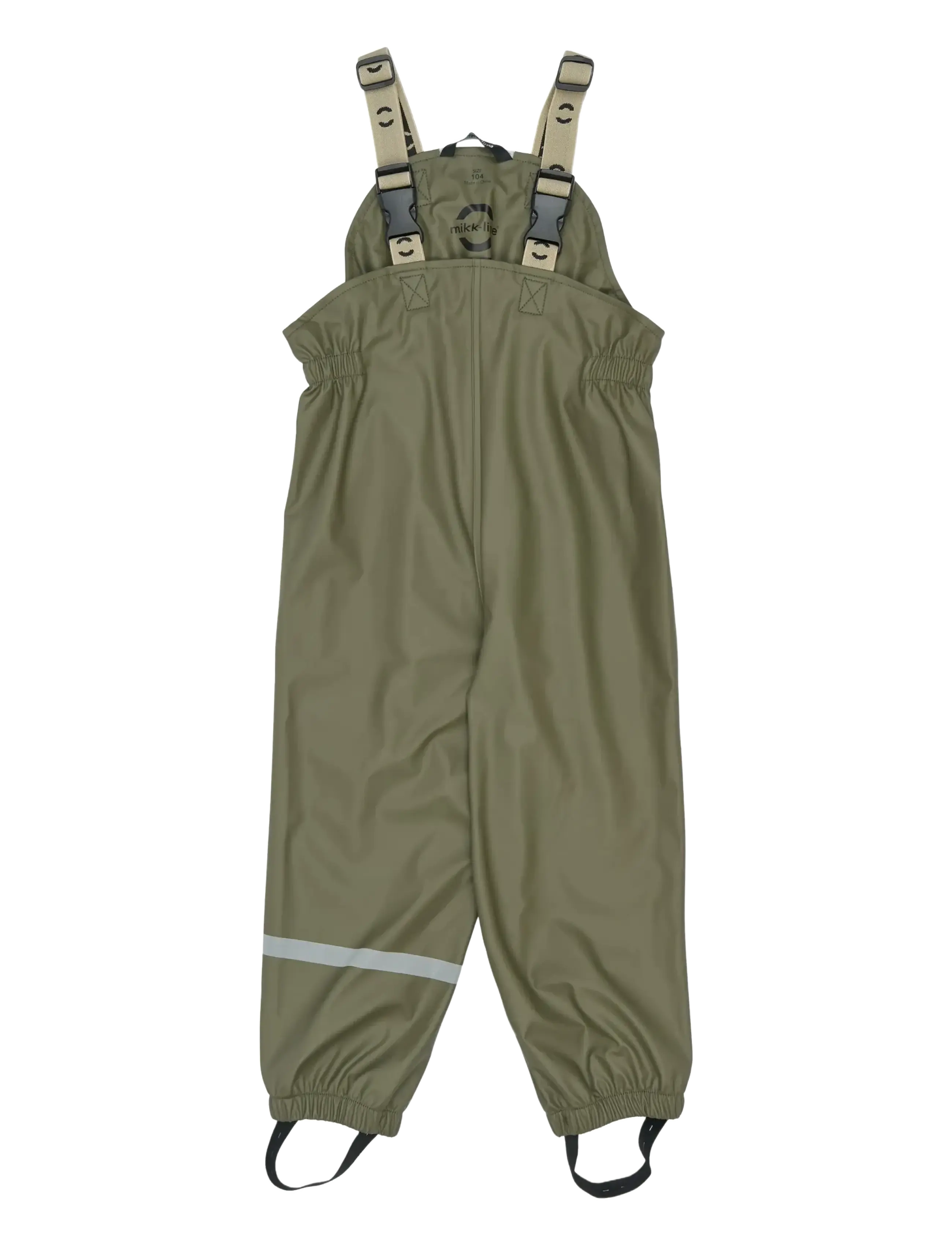 mikk-line - PU Rain Set AOP w. Susp/104 - regensets - croco aop - 5