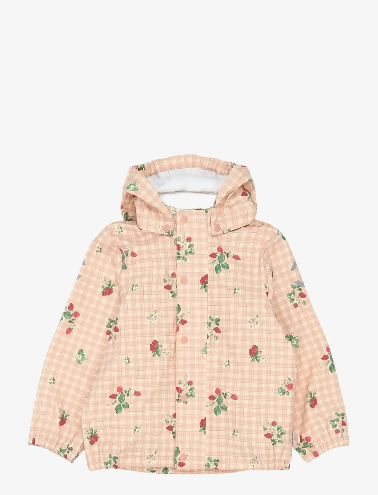 mikk-line - PU Rain Set AOP w. Susp/104 - regnsæt - strawberry aop - 2