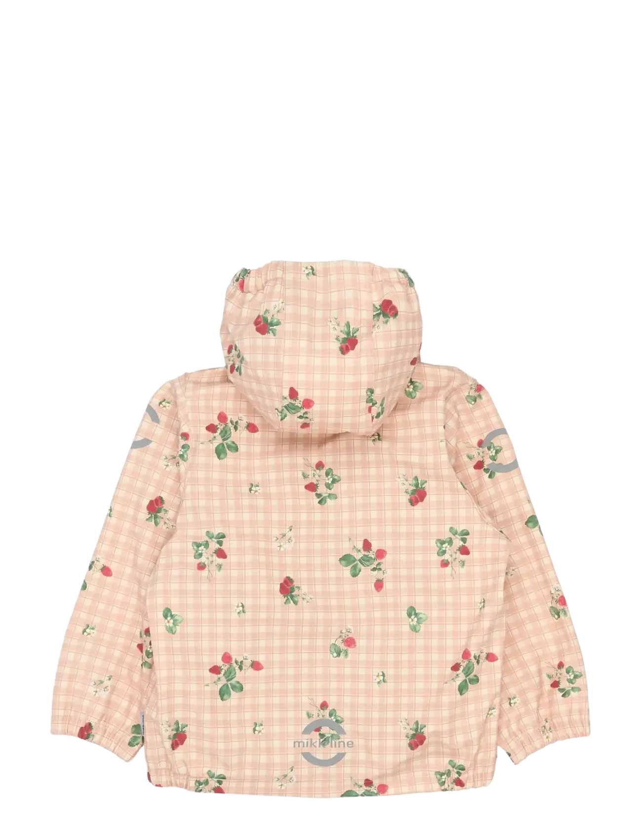 mikk-line - PU Rain Set AOP w. Susp/104 - regnställ - strawberry aop - 3