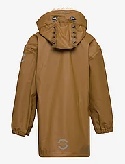 mikk-line - PU Rain Coat Croco Rec - regnjakker - dull gold - 1