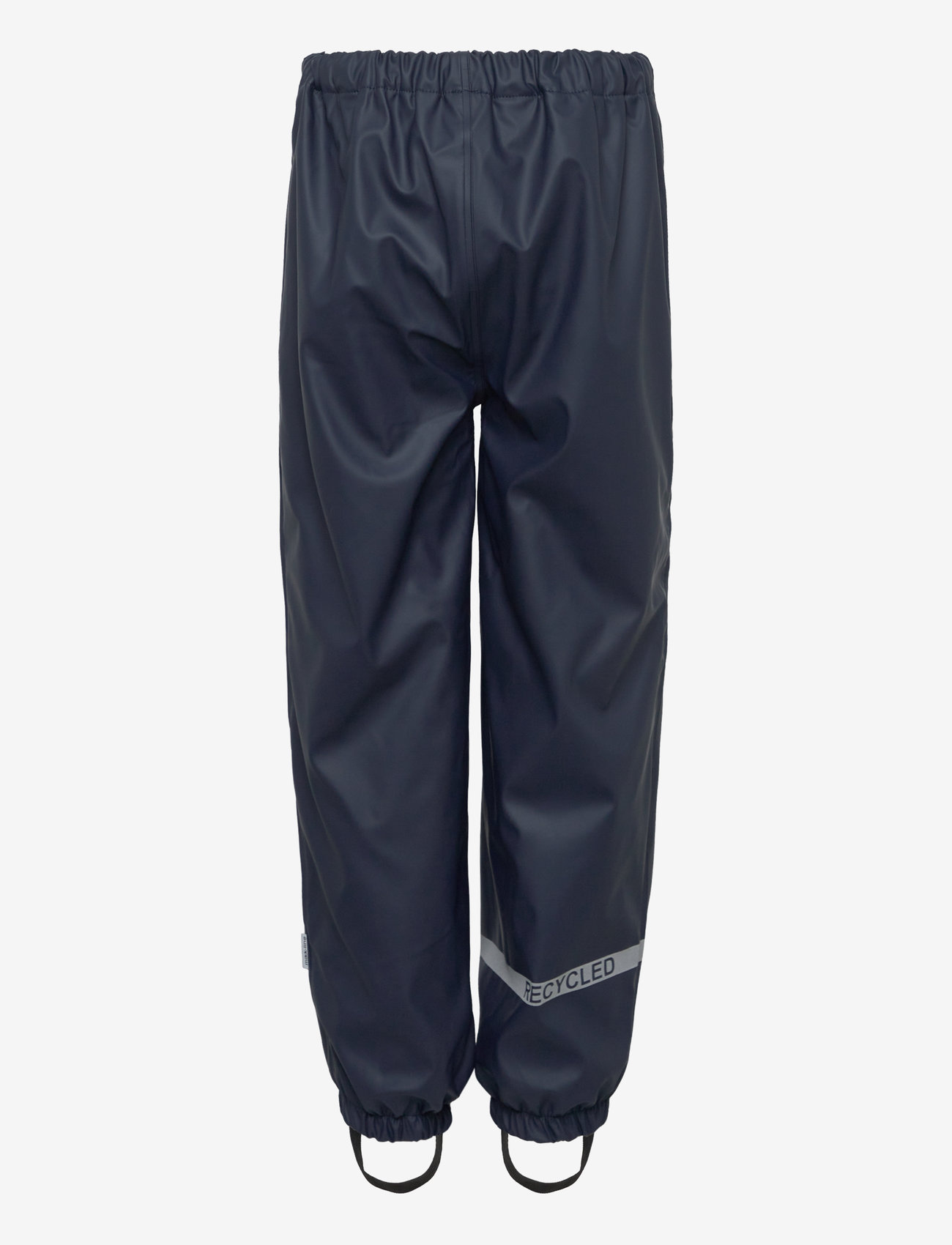 mikk-line - Pu Rain Set w. Fleece/Susp. 104 Rec - rain sets - blue nights - 3