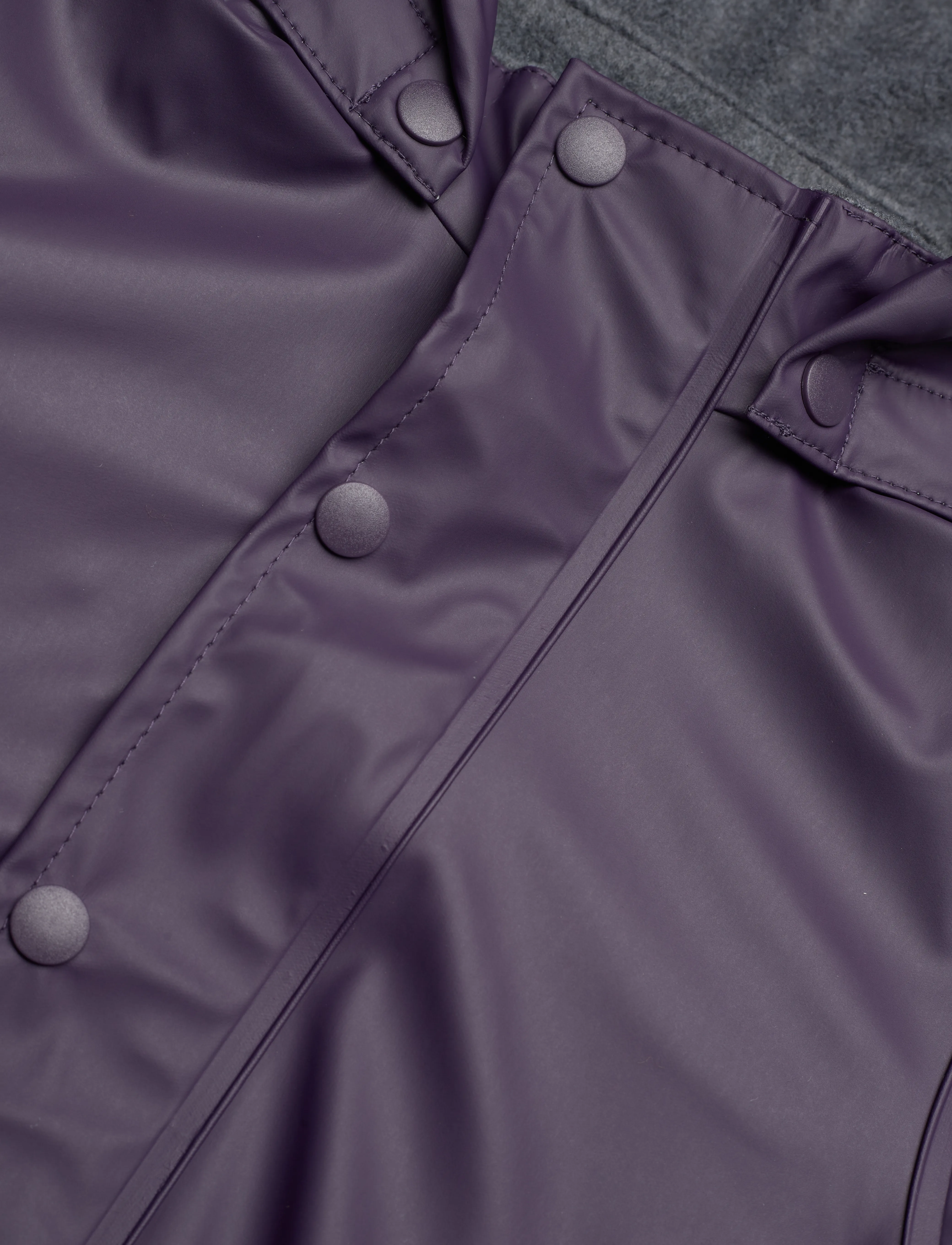 mikk-line - Pu Rain Set w. Fleece/Susp. 104 - overtøj - nightshade - 4