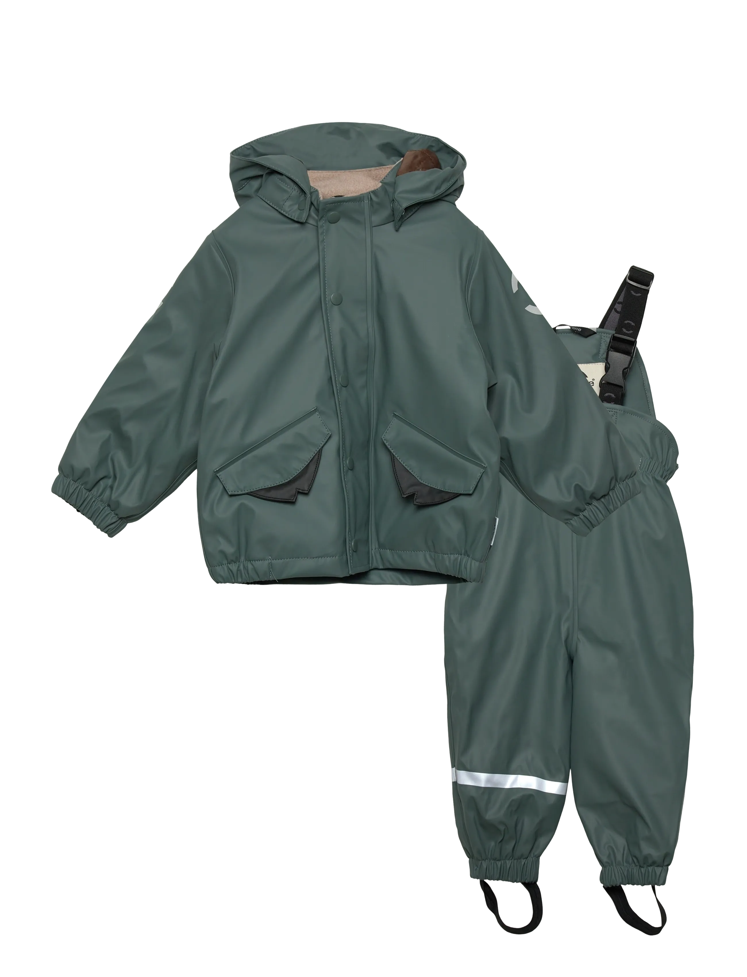 mikk-line PU Rain Set Rec Warm Animal Susp104 - Regnsæt - BALSAM GREEN / green
