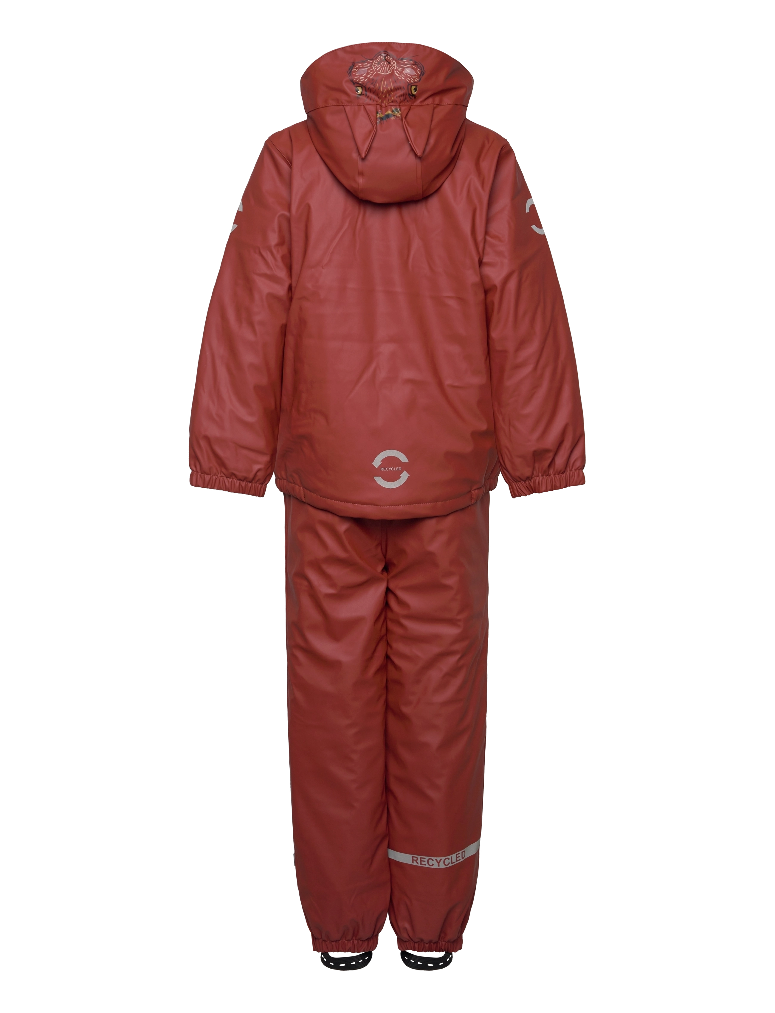 mikk-line - PU Rain Set Rec Warm Animal Susp104 - lined rainwear - henna - 2