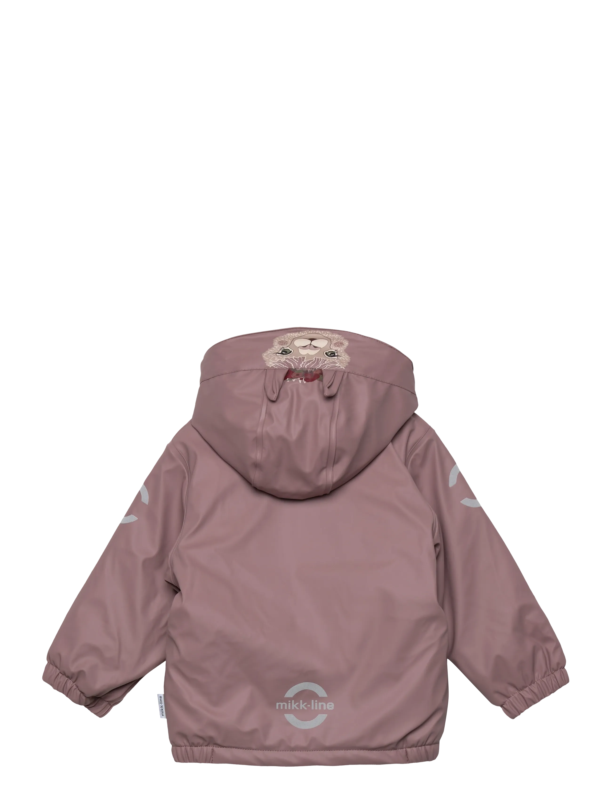 mikk-line - PU Rain Set Rec Warm Animal Susp104 - voodriga vihmariided - twilight mauve - 1