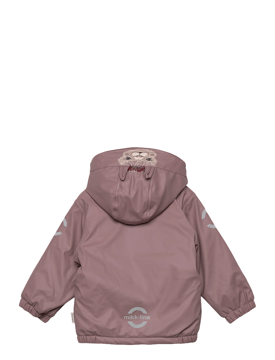 mikk-line - PU Rain Set Rec Warm Animal Susp104 - voodriga vihmariided - twilight mauve - 1