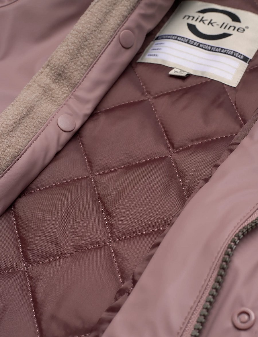 mikk-line - PU Rain Set Rec Warm Animal Susp104 - voodriga vihmariided - twilight mauve - 5