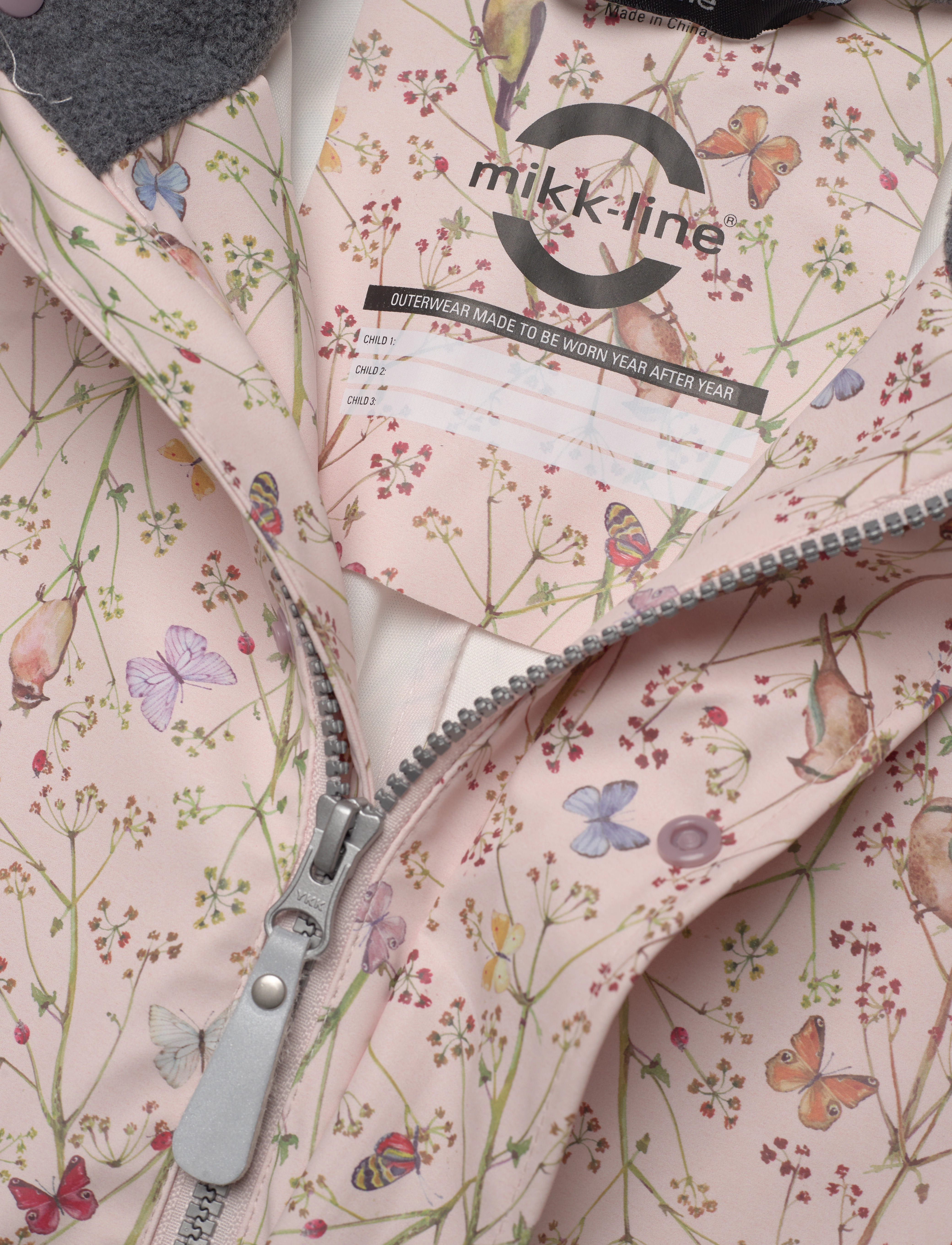 mikk-line - PU Rain Suit AOP Recycled - overtøj - cayenne - 3