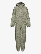PU Rain Suit AOP Recycled - DRIED HERB