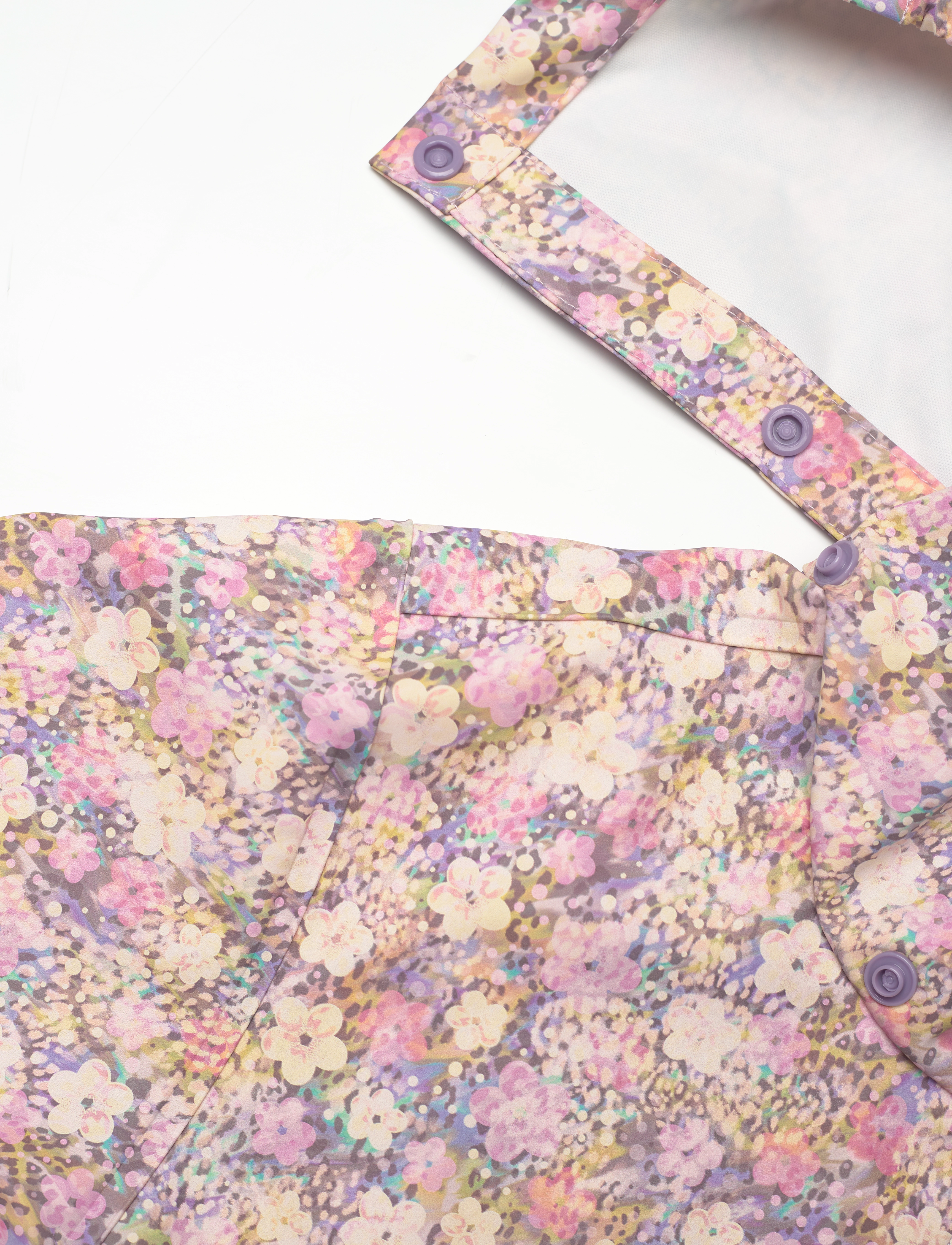 mikk-line - PU Rain Suit AOP Recycled - regnställ - rose dawn - 5