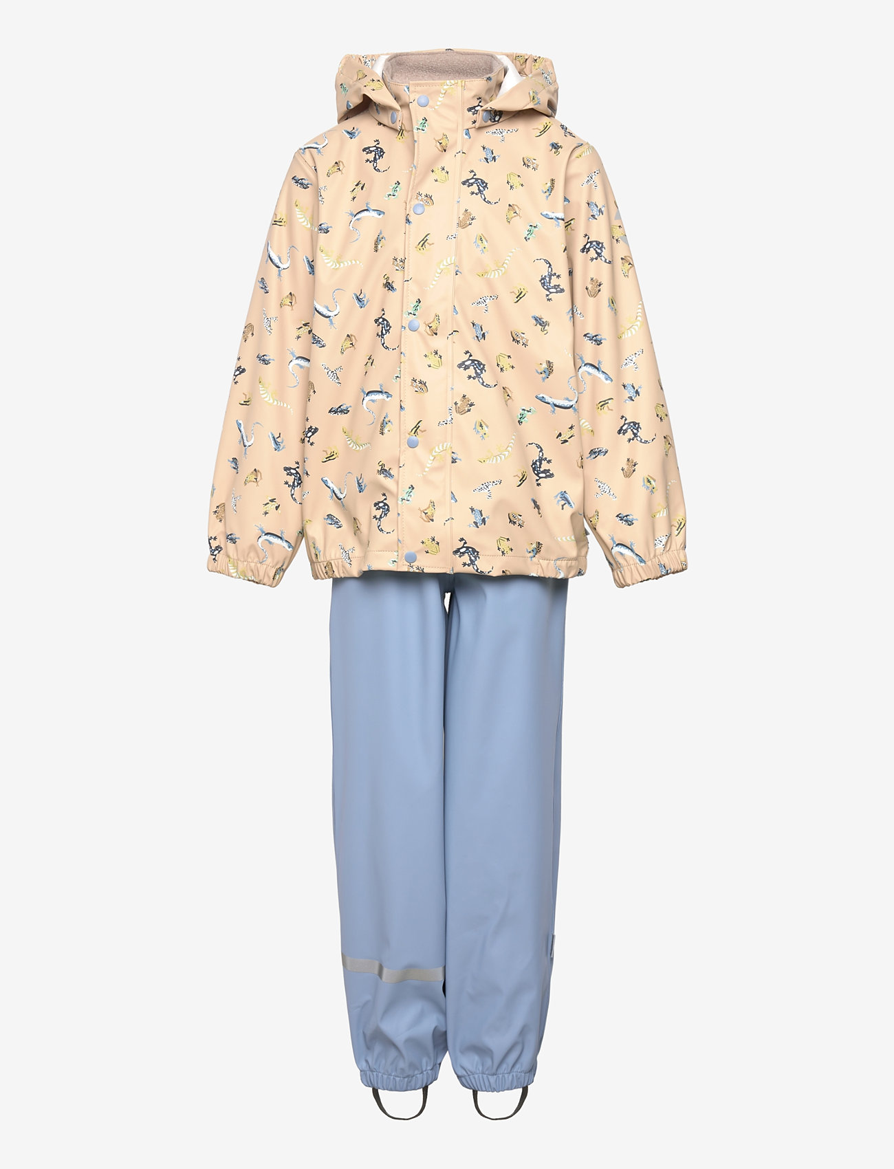 mikk-line - PU Rain Set Magic w. Susp 104 - neperšlampamos aprangos - faded denim - 1