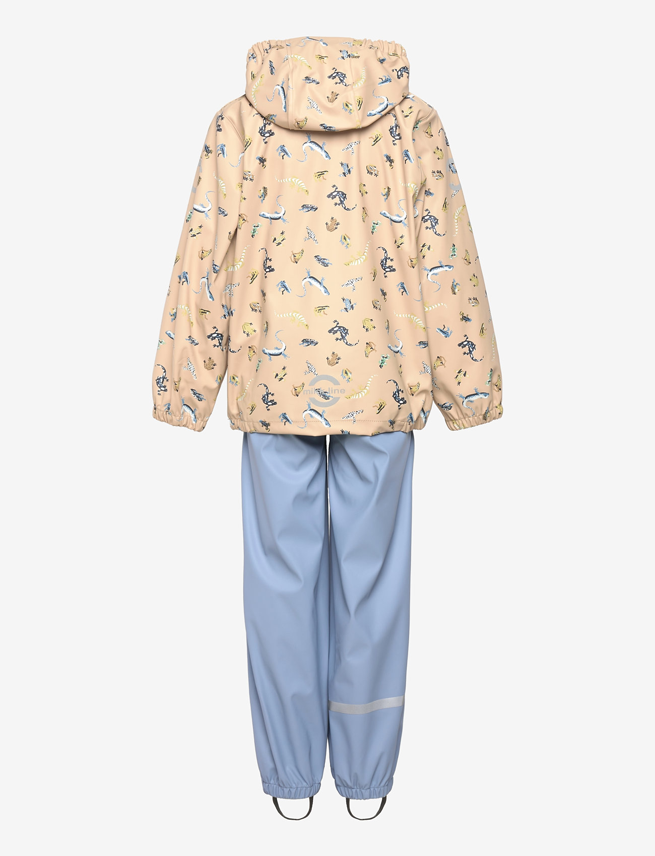 mikk-line - PU Rain Set Magic w. Susp 104 - neperšlampamos aprangos - faded denim - 2