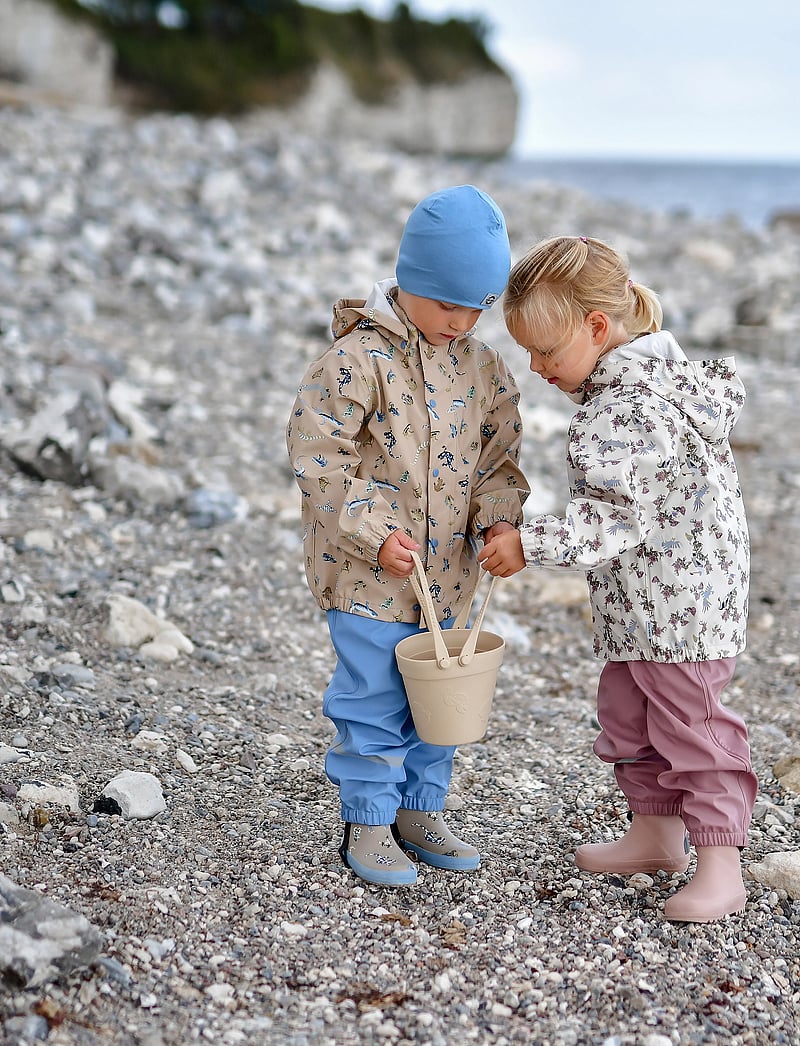 mikk-line - PU Rain Set Magic w. Susp 104 - regensets - faded denim - 0