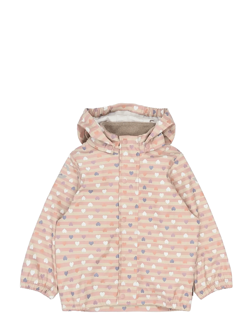 mikk-line - PU Rain Set Magic w. Susp 104 - regnsæt - magic heart aop - 2